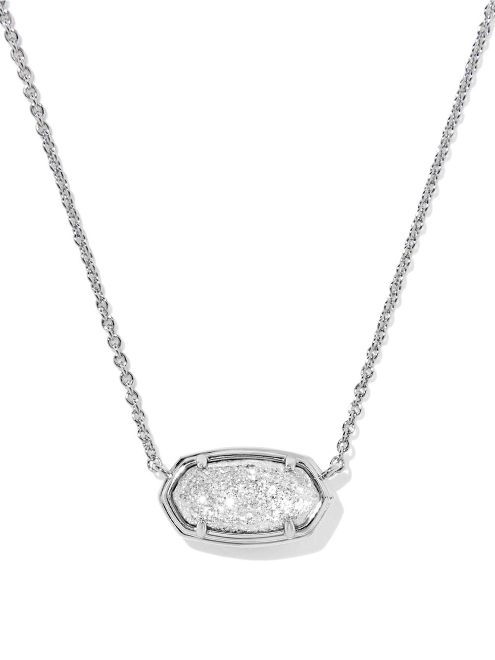 Kendra Scott Elisa 2025 Silver Collector’s Edition Short Pendant Necklace